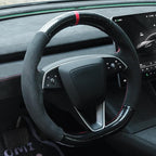 MEWANT DIY Stitching Steering Wheel Cover Wrap for Tesla Model 3 Highland 2023-2025/Model Y 2025 Highland for Tesla Model 3/Model Y Accessories