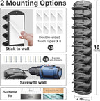Spring Clip Hat Organizer Hold Storage 40 Caps for Baseball Caps（2-Pack） Wall Mount Closet & Door Hat Rack Holder Hanging Clo