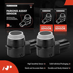 A-Premium 2-PC Reverse Backup Parking Assist Sensor Compatible with Select Chevrolet, GMC, Buick and Cadillac Models - Equino