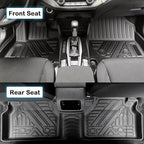 All Weather Floor Mats for 2011-2023 Chrysler 300-RWD & 2011-2022 Dodge Charger, Rubber Heavy Duty Non Slip Floor Liners, Car Mats Full Set 1st & 2nd Rows Maximum Coverage