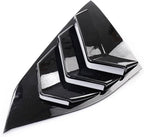 YINGTUU YINGTUU for Honda Accord Accessories 10th Gen 2018 2019 2020 2021 2022 Rear Window Louvers Blinds Trim-Glossy Black