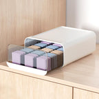 Underwear Organizer Drawer, 15 Cells Plastic Sock Underwear Storage Drawer, Stackable Closet Organizers and Storage Box for B