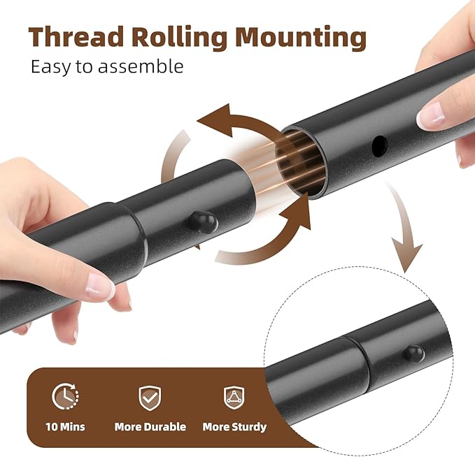 Simple Trending Clothes Rack, Double Rods Clothing Rack for Hanging Clothes, Metal Garment Rack with Rolling Wheels, Portable