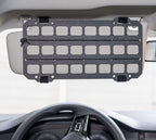 TACNEX Vehicle Rigid MOLLE Panel for Car Visor Organizer EDC Pouch Tool Holster Bag Holder Tactical Gear Rack Truck Equipment Mount Plate Modular Storage Shelf Auto Interior Accessories