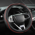 West Llama Microfiber Leather Car Steering Wheel Cover for Honda Accord Civic CR-V HR-V Pilot Fit Passport Odyssey,Sport Styl