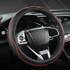 West Llama Microfiber Leather Car Steering Wheel Cover for Honda Accord Civic CR-V HR-V Pilot Fit Passport Odyssey,Sport Styl