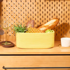 MiniArk Small Storage Baskets for Organizing | Closet Organizer Bins | Shelf Toy Basket | Woven Rope Baskets | Cube Decorativ