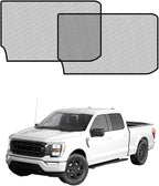 Car Window Shades for Ford F-150 (2021–2025), 2-Pack Rear Window Sun Shades for Baby – Breathable Mesh, UV & Heat Blocker, Privacy Protection for Camping, Travel, Sleep & Nursing