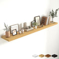 Fun Memories 72 Inch Fireplace Mantel Shelf, 10 Inch Deep Shelves for Display & Wall Storage, Rustic Wood Wall Shelf, Extra L