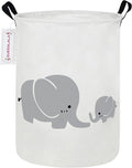QUEENLALA Large Storage Basket,Laundry Hamper/Bathroom/Home Decor/Collapsible Round Storage Bin,Boys and Girls Hamper/Boxes/C