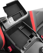 CDEFG for 2024 2025 2026 Ford Ranger Center Console Organizer Tray for Ranger Accessories Armrest Storage Box Insert Tray for Ranger XL, XLT, Lariat, Raptor Arm Rest Middle Organizer