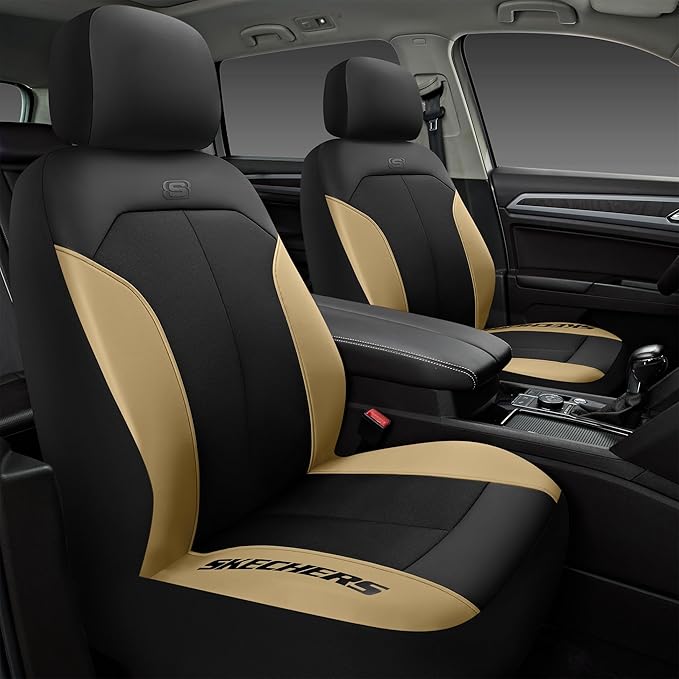 Skechers Car Seat Covers,GOGA Mat Oxford Cloth Seat Covers,Waterproof Car Seat Covers Front Seats,Automotive Universal Fit Se