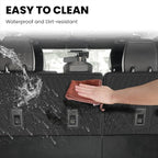 LASFIT Rear Back Seat Cover for Ford Bronco 4-Door 2021-2026 TPE Backrest Mats All Weather Protector Waterproof Split-Seat Design Liner Non-Slip Easy Clean, Bronco 4 Door Accessories