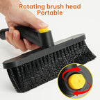 34" Extendable Ice Scraper and Snow Brush for Car Windshield, 360° Rotating (R002)