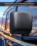 Right Mirror Cover Cap Trim Fit for Jeep Wrangler JL 2018-2023 Replace 68361960AA, Side Door Rearview Mirror Cover