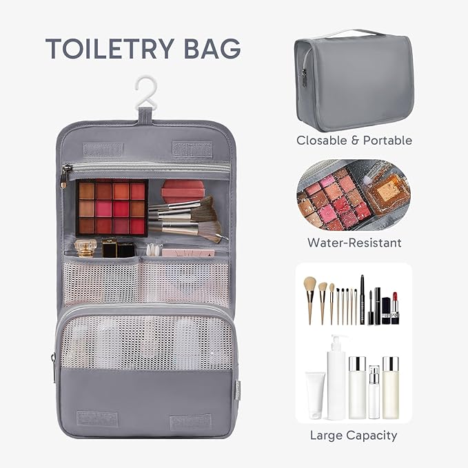 10 Set Packing Cubes for Travel, Gifts for Women Mom,Anti-Tearing Suitcase Organizer for Luggage with Shoe & Hanging Toiletry