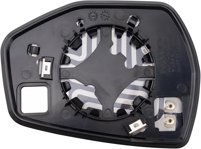 TRQ Left Driver Side Mirror Glass Heated Snap On Compatible with 2023 Kia Sportage LX Hybrid LX KI1324131