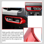 Front Lamp Adjustment Cover,for Kia k4 2024 2025 2026,Stylish Automobile Front Lamp Adjusting Trim Accessories - Wine Red