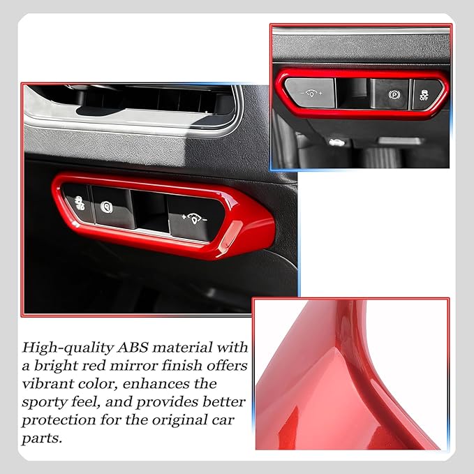 Front Lamp Adjustment Cover,for Kia k4 2024 2025 2026,Stylish Automobile Front Lamp Adjusting Trim Accessories - Wine Red