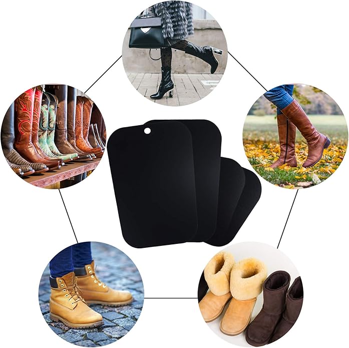 Ruisita 10 Pieces (5 Pairs) Boot Shaper Form Inserts Boots Tall Support for Women and Men