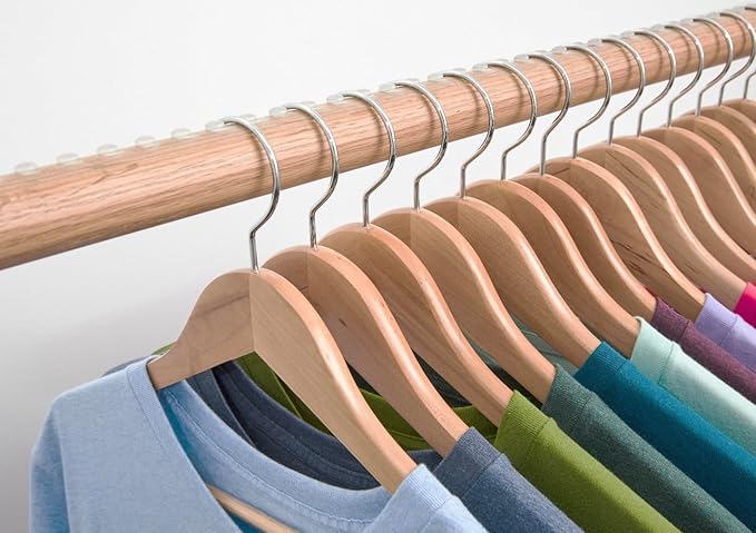 Roomedys® Spacing Tape for Hangers, Hanger Spacer, Clothes Divider, Closet Organizer, Perfectly Spaces Hangers & Clothing for
