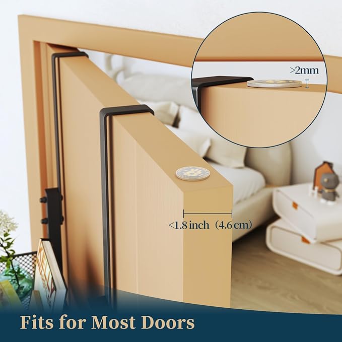 Consumest Over The Door Hooks Organizer - 4 Tier Door Coat Rack with 3 Baskets and 12 Hooks, Stainless Steel Towel Hanger for