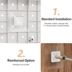 Pegboard Combination Kit - Pegboards and Accessories Modular Hanging for Wall Organizer, Crafts Organization, Ornaments Displ