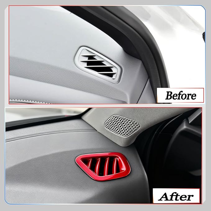 Dashboard Air Vent Cover, for kia k4 2024 2025 2026,Sport Interior Trim Accessories - Wine Red