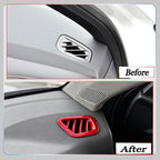 Dashboard Air Vent Cover, for kia k4 2024 2025 2026,Sport Interior Trim Accessories - Wine Red