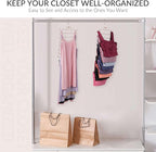 ZEDODIER 3 Pack Tank Top Hanger Space Saving, Bra Hangers for Closet Organizer, Hanging Bra Organizer Tank Tops Holder with 2