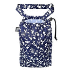 Cute Hanging Car Trash Garbage Bag 100% Leakproof Waterproof Multipurpose for Car Back Front Seat Console with Hanging Strap (Small Flowers)