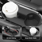 Hellet Car Cup Holder Compatible with Honda 2019-2022 HRV HR-V Accessories Silicone Material OEM Style Inserts Center Console Organizer (Not Fit 2016-2018 Models)