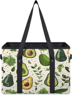 Reusable Grocery Bag, Foldable Large Shopping Tote Bag for Groceries Kitchen Picnic Car Trunk