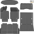 All-Weather TPE Floor Mats 6PCS -Compatible with Cybertruck 2024-2026, Full Coverage Cargo Liner & Frunk Mat Heavy-Duty Anti-Slip Interior Accessories