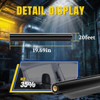 ARANA 35% VLT 20" × 20FT Ceramic Car Window Tint Film, Heat Resistant & 99% UV Blocking Privacy Protection