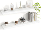 36 Inch Floating Shelves, 8 Inch Deep Floating Shelves for Wall, Hanging Shelf with Invisible Brackets, Deep Shelves for Bath