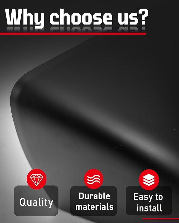 Side Mirror Caps Cover Compatible with Tesla Model 3 2017 2018 2019 2020 2021 2022 2023 2024 2025 Matte Black Mirror Covers