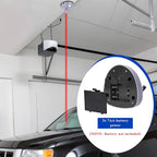 Sun Walker Dual Laser Garage Assist Parking Guide Aid, 360 Degree Adjustable Laser Park Assist Sensor with AC Adapter, Wider Angles Motion Activated Garage Parking Aid for Most Vehicles