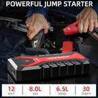 DBPOWER 5000A/80.66Wh Portable Car Jump Starter (UP to 8.0L Gas/6.5L Diesel Engines) 12V Auto Lithium-Ion Battery Booster
