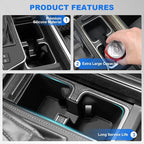 Cup Holder Insert Compatible with 2024 2025 Lexus GX550 Oversized Center Console Cup Holder Coaster Protector Noise Free Cuph