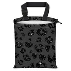 Car Trash Bag Large Hanging Can for Back of Seat, Cute Waterproof Car Garbage Bag for Vehicle, Travelling, Outdoor Cute Glitter Black Leopard