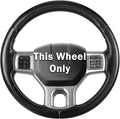 Steering Wheel Cover for Ram 1500, Car Steering Wheel Cover for Dodge Ram 1500 (2012-2018) 1500 Classic(2019-2023) 2500(2012-2018) 3500(2012-2018) 5500(2012-2018), Matte Black