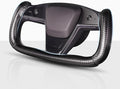 Steering Wheel Cover for Tesla Yoke Steering Wheel, Car Steering Wheel Cover for Tesla Model S 2021-Present/Model X 2021-Present Steering Wheel Accessories Black