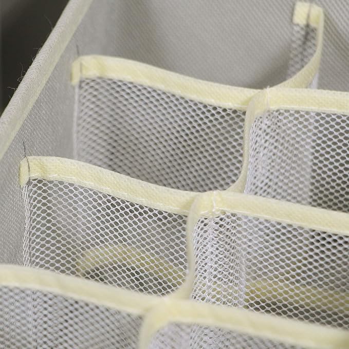 Set of 12 Foldable Drawer Organizer Dividers Cloth Storage Box Closet Dresser Organizer Cube Fabric Containers Basket Bins fo