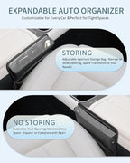 FLORICH Car Seat Gap Filler Organizer, 2-in-1Seats Gap Filler Organizer and Storages Between Seat Car Gap Filler, Car Organizer Front Seat Universal Fit for Car SUV Truck