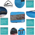 5 Set Packing Cubes for Travel Large Suitcase Luggage Organizer Bags Travel Accessories Vacation 4 Cubes 1 Laundry Pouch Bag