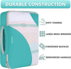 8 Set Packing Cubes for Travel, Gifts for Women Mom,Anti-Tearing Suitcase Organizer for Luggage with Shoe & Hanging Toiletry 