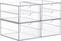 Sorbus Makeup Organizer With 6 Drawers, Acrylic Drawer Organizer for Makeup, Office Organization and Storage, Art Supplies, J