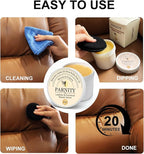 All-Natural Leather & Furniture Repair Salve,Leather Conditioner and Cleaner,Protect Soften Waterproof Leather Furniture,Car，
