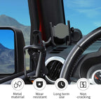 Linskip Door Cup Holder Expander Compatible with Jeep Wrangler JK JKU 2/4Door 2007-2010, 2 in 1 Multi-Function Cell Phone Mount, JK Interior Accessories(Black)